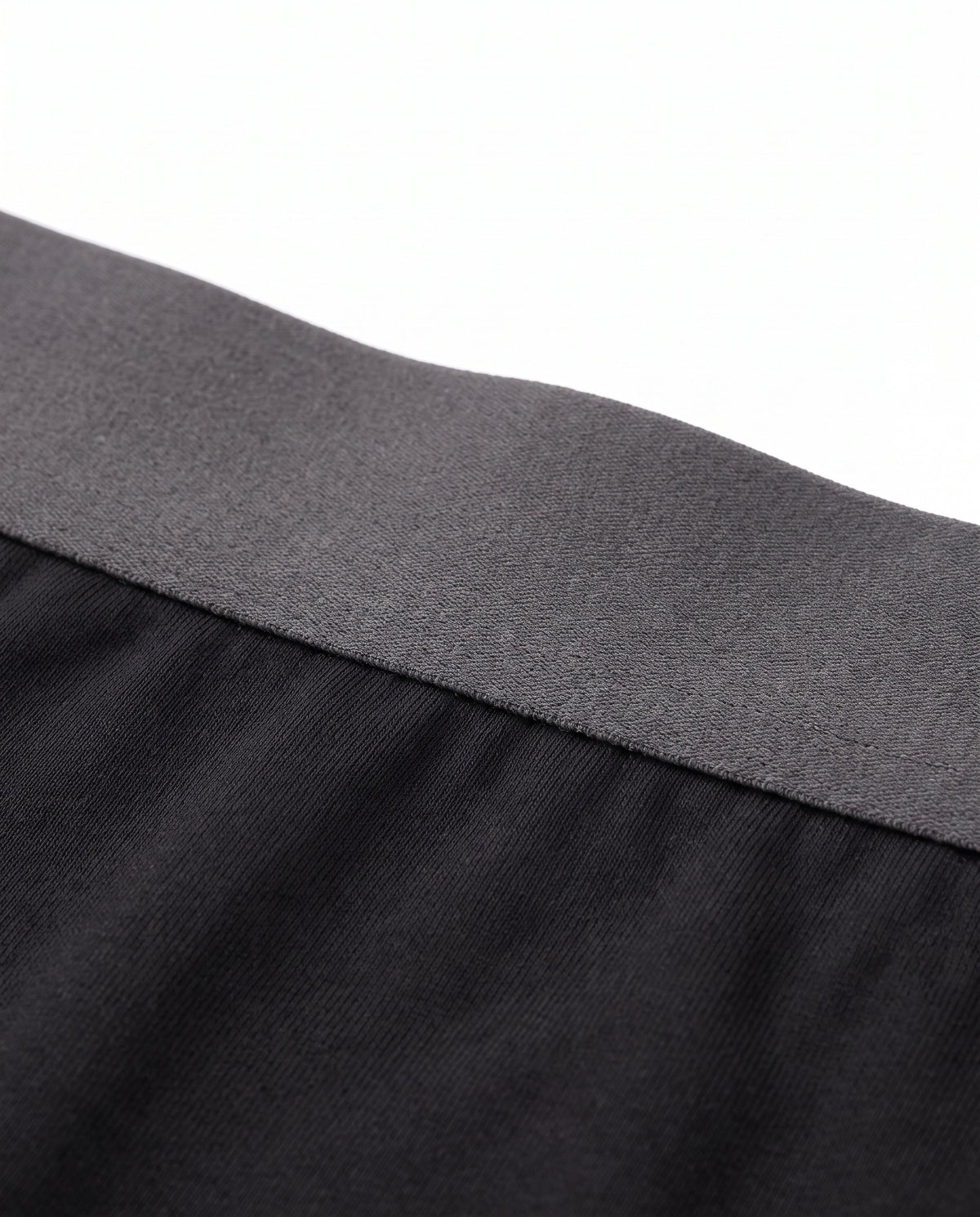 Close-up of the brushed elastic waistband